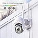 Topcony Camara Vigilancia WiFi Exterior,1080P Camara de Seguridad IP con Visión Nocturna...