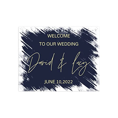 Panneau de calligraphie moderne pour décoration de mariage champêtre et dîner - 2