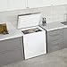 Northair Chest Freezer - 5 Cu Ft with 3 Removable Baskets - Reach In Freezer Chest - Quiet Compact Freezer - 7 Temperature Settings - White