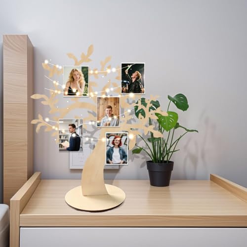 Vxcvzv Geldbaum Lebensbaum Holz Schmuckständer für Hochzeitsgeschenke Jugendweihe Geldgeschenke und Schmuckaufbewahrung