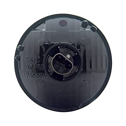 United Pacific 31386 Ultralit 5-3/4” Crystal Clear Glass Lens Headlight, Reinforced Reflector, Rugged Anti-Vibration, 12V, Dot/Sae, 9007 Bulb - 1 Unit #TOP3
