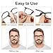 Eyeglass Nose Pads, Nose Pads for Glasses, 10 Pairs Adhesive Glasses Nose Pads, 2mm Thickness Anti-Slip Nose Pad, Soft Silicone Glasses Nose Grips for Glasses Eyeglasses and Sunglasses (Clear)