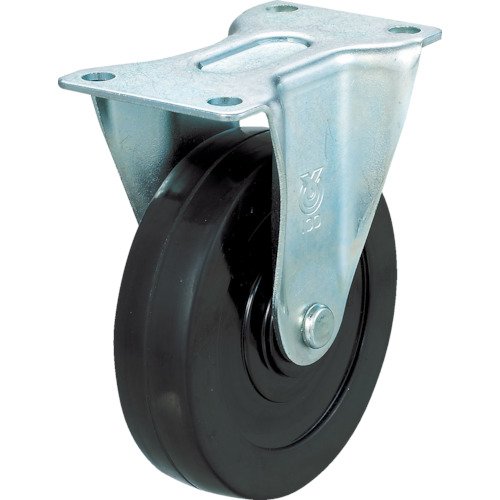 TRUSCO(トラスコ) HLF-120用ハードゴムキャスター Φ100 固定 TYSR-100RH x 20 個【ケース販売】