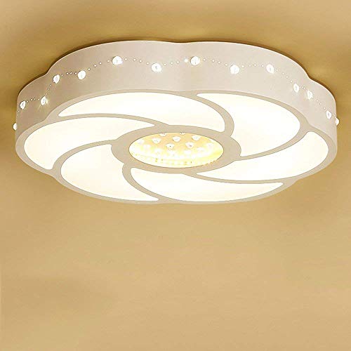 Plafonnier LED design circulaire 32W dimmable pour salon moderne et chambre