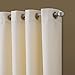 Curtainworks Kendall Color Block Grommet Curtain Panel, 108 inch, Ivory