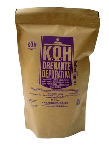 KoffeeONHOME Infusión Natural Drenante Depurativa Detox 200 gr
