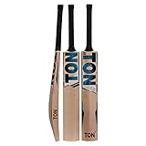 SS Ton Elite English Willow Cricket Bat (Free Extra SS grip, Anti Scuff Sheet & Bat Cover Included)