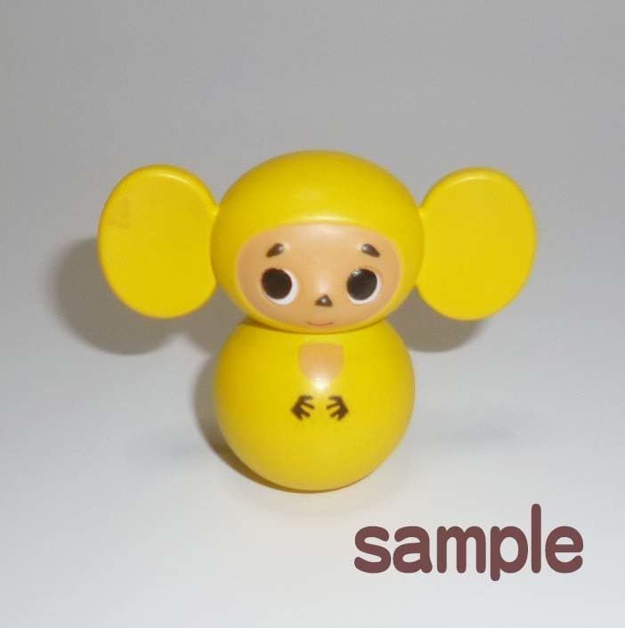 新品 チェブラーシカ 起き上がりこぼし レッドブラウン 新品