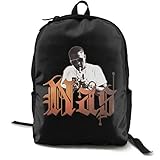 NAS Illmatic - Mochila clásica de poliéster, color negro
