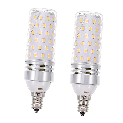 NUOBESTY Bombilla LED E12 Inteligente 2 Piezas bajo Consumo Energético Diseño Único Iluminación para Dormitorio y Salón Instalación