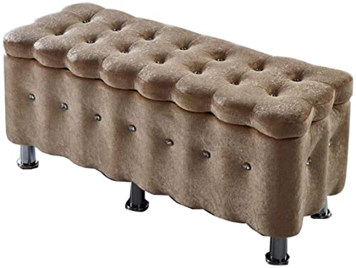 Tabouret d'extrémité de lit et coffre à chaussures au design raffiné - 2