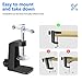 Neewer Heavy-duty Metal Table Mounting Clamp for Microphone Suspension Boom Scissor Arm Stand Holder with Adjustable Positioning Screw, Fits up to 1.77