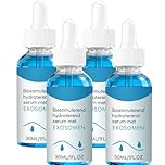 Exosome Hydrating Face Serum, Lightweight Facial Skincare Serum for Deep Moisture and Skin Hydration Support, Daily Face Serum for Smooth and Refreshed Looking Skin, 30ml (4pcs)