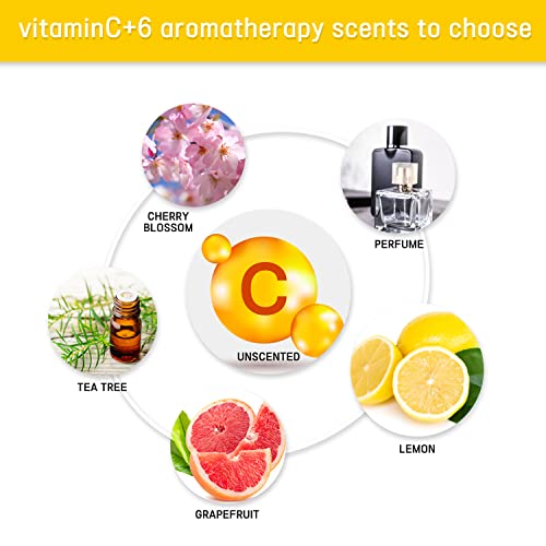 Ionpolis Wall-Mounted 6 Steps Vitamin Replacement Filter Cartridges - Perfumed Scented Scent Vitamin 6-Step Filtered Compatible With Any Shower Filters Of Similar Design Universal #TOP6