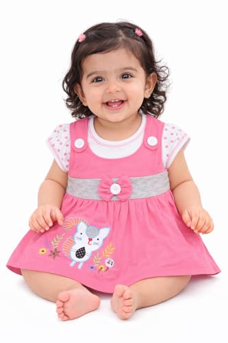 Image of NammaBaby Baby Girl's A-Line Mini Frock Dress (Pack of 1)