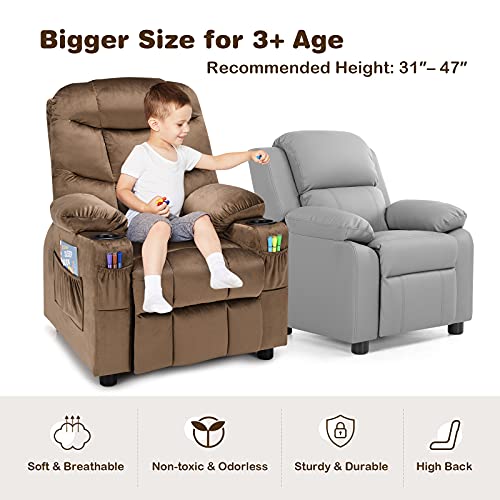 Costzon HU-XI-71 Kids Recliner Chair With Cup Holder thumb #8