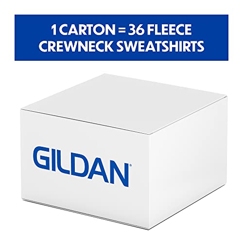 Image of Gildan Unisex Adult Fleece Crewneck Sweatshirt, Style G18000, Multipack