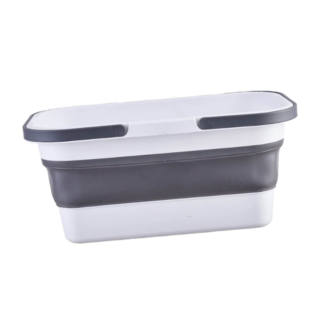 PartyKindom Cubo Plegable para Fregona Portátil 15l con Asa Resistente Cubo De Plástico Duradero Multifuncional para Limpieza Hogar Camping Senderismo Picnic