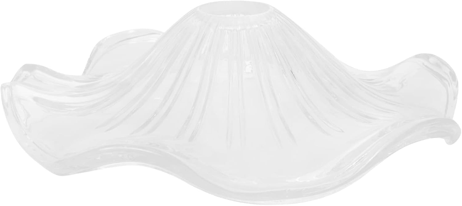 Uonlytech Glass Flower Pendant Lamp Shade Cover for Decorative Lighting Living Room Bedroom and Dining Areas Stylish Ceiling Fixture Accessory