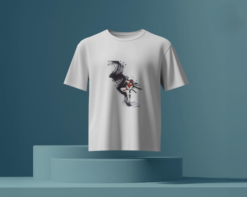 VASAL Pro Grade Taekwondo Training Tee: Skin-Friendly Dotted Fabric for Enhanced Air Circulation & Sweat Control (in, Alpha, L) 1