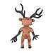 99-Night in The Forest Deer Plush Toy - Adorable Deer Monster Stuffed Animal Doll, Super Soft Cuddly Game Character Plushie Pillow for Fans, Decor, Gifts & Hugs (Brown 1)