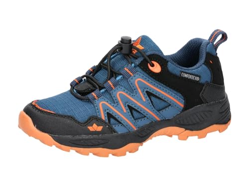 Lico Unisex Kinder Leander Trekkingsschuhe, Petrol Schwarz Orange, 38 EU Lico Unisex Kinder Leander Trekkingsschuhe, Petrol Schwarz Orange, 38 EU