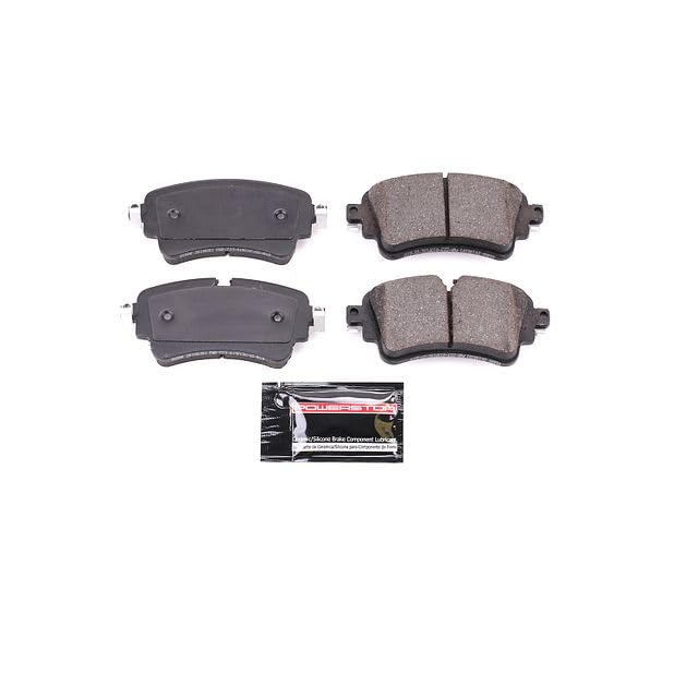 Image of PowerStop Z23 Performance Carbon Fiber Ceramic Brake Pads Rear Z23-1898 | Audi A6 Quattro, Audi A4, A4 Quattro Carbon Fiber Ceramic Brake Pads + Installation Hardware