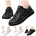 Women Running Shoes Jogging Fashion Retro Tennis Shoes Fitness Travel Womens Running Sneakers Black