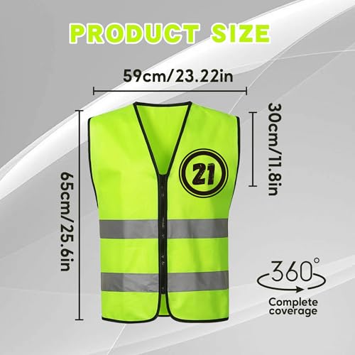 21st Birthday Gifts for Him and Her, 21st Birthday Decorations for Men and Women, 21 Year Old Unique Gifts for Women Men, Personalised Gifts Ideas for Men Birthday Present Funny Guest Book Vest2