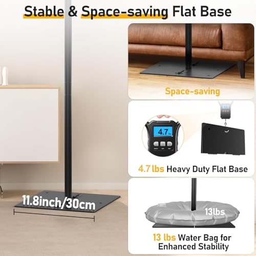 Miniatura 3 de Pantalla De Proyector Con Soporte De 120 Pulgadas, Emart Projector Screen Portátil 16:9 Hd 4k Plegable Con Bolsa De Transporte Y Base Resistente, Para El Jardín, Fiestas Y Cine En Casa