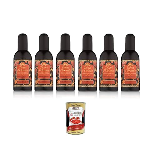 Tesori D'oriente Japanese Rituals - Perfume floral y afrutado, 100 ml, 6 x 100 ml + Polpa italiana Gourmet 400 gr