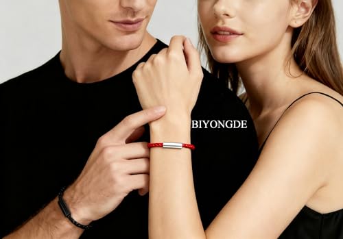 Set de 2 Pulseras Trenzadas de Cuero para Parejas miniatura 2