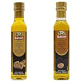 Black & White Truffle Oil Set | LARGE BOTTLE SIZE 2 bottles x 8.5oz (250 ml) | High Concentrate |...