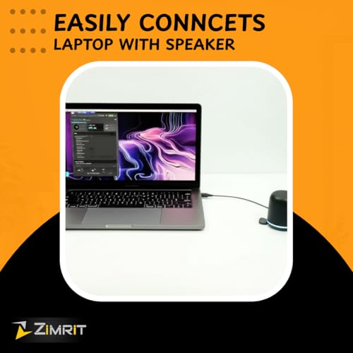 ZIMRIT 3.5mm Aux to USB Adapter Cable – 3ft USB 2.0 Male to 3.5mm Audio Jack Cord for Charging and Syncing – Compatible with MP3 Players, Headphones, and Most Car Charger Models (Not All) – Black — view 6