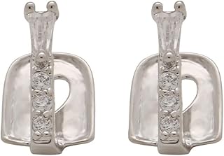 2Pcs 18K Gold Plated Hip Hop Teeth Grillz Iced Out CZ Gap Grillz Single