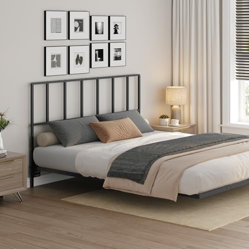 MAHANCRIS Headboard Queen Size, Metal Headboards with Universal Adapters, Adjustable Height, Modern Head Board Queen Size Only for Bedroom, Black by MAHANCRIS - Image 4