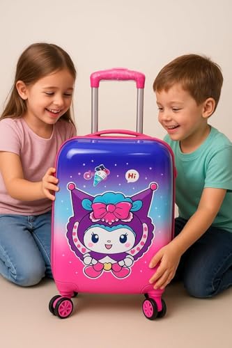 Image of ADSON Abs Kids Trolley 360 Rotating Luggage 360 Wheels Non-Breakable Exclusive Edition 20 Inch Kids Hardsided Suitcase with 4 Wheels, 360 Wheel Travel Trolley Bag