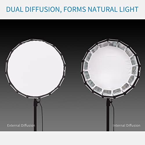 FEELWORLD FSP60 Softbox avec double diffuseur anti-reflet pour studio