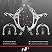 A-Premium Set of 8, Front Upper & Lower Control Arm, Sway Bar Link, Lower Ball Joint, Compatible with Mercedes-Benz - 2006-2011 - GL320 GL350 GL450 GL550 & ML320 ML350 ML450 ML500 ML550