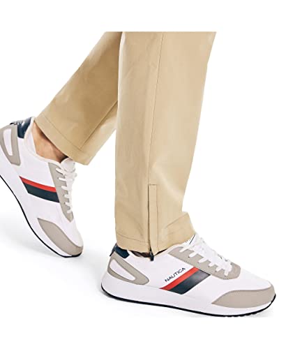 Nautica Men's Navtech Slim Fit Pant, Military Tan, 34W X 30L #TOP4