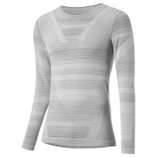 Löffler Herren Transtex Retr'X Longsleeve, Grey Melange, EU 54-56
