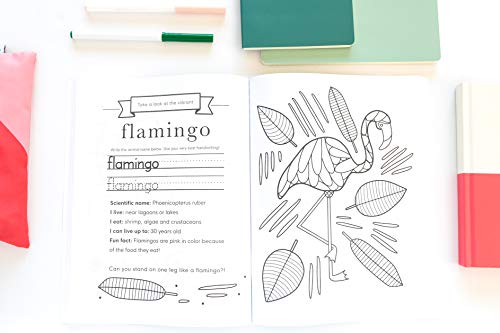 My First Animal Coloring Book for Kids Ages 4-8: Learn Fun Facts, Practice Handwriting and Color Hand Drawn Illustrations | Preschool, Kindergarten and 1st Grade Workbook 10 41ePyreio7L