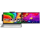 Laptop Screen Extender 14.1" 1080P, Dual Screen Monitor for Laptop 13-17.3"