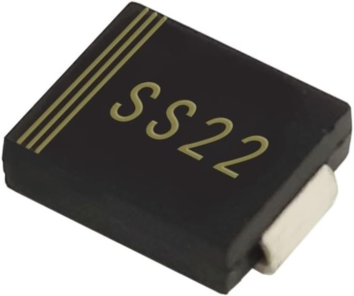 SS22/SR220/SK22 SMD Schottky diode 2A20V SMC(DO-214AB) (Color : 50PC, Size : SMC 2022+)