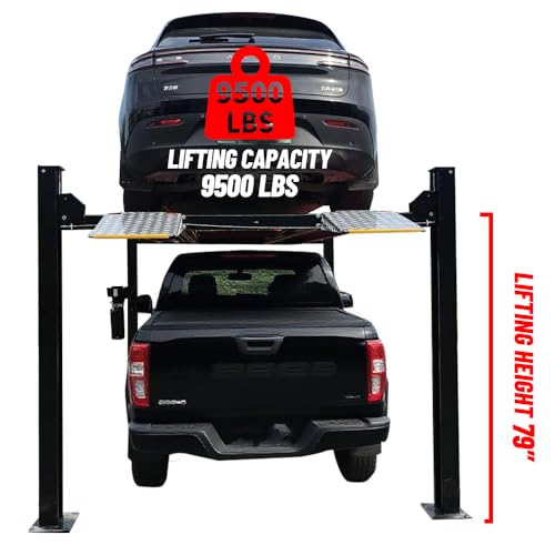 Hydraulic car lift garage