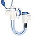 WESUA PVC U Trap and SS3 Float Switch Bundle for HVAC System Condensate Overflow Sensor