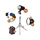 Rollei HS Freeze 4 Double Kit - Professionelles Studioblitz Set mit 2 Akkublitzen, 2 Softboxen, 2 Lampenstativen und einem Rucksack - ein perfekter Start in die Studio Fotografie, mit Bowens Anschluss