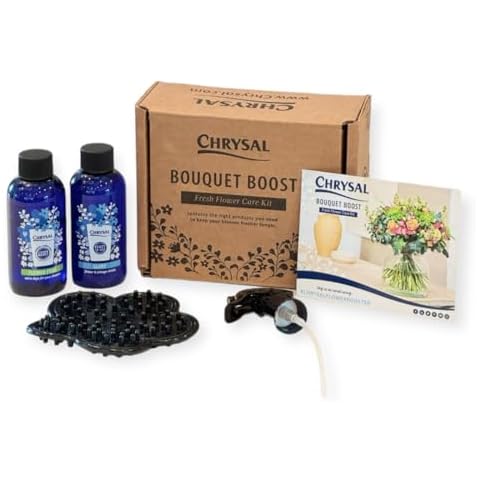 Chrysal Floral Care Kit: Flower Food Solution, Glory Floral Finishing Spray & Thorn Stripper — Flower Arrangements Supplies — Flower Last Longer Cover