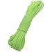 550 Glow Portable Survival 9 Strand Cord Paracord Parachute Bracelets Luminous in the Dark 100% Nylon 25ft Green