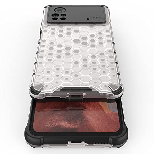 Image of Glasgow Back Case Cover Designed for Poco X4 Pro 5G - Transparent